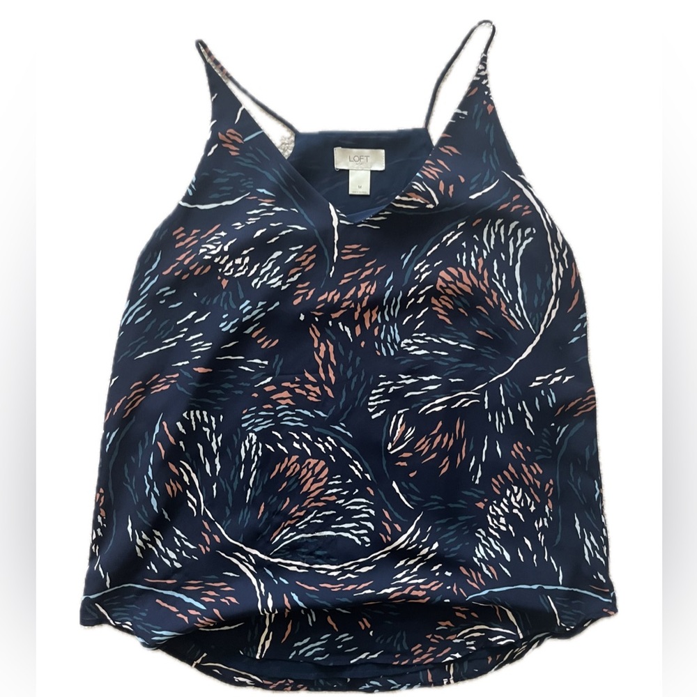 LOFT patterned summer tank top Size M